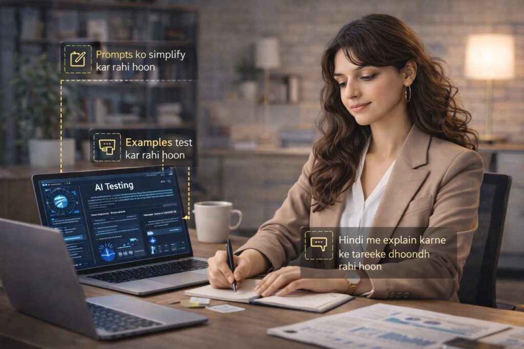 AI Sikho Hindi Mein Day 12 Testing Simplified Prompts