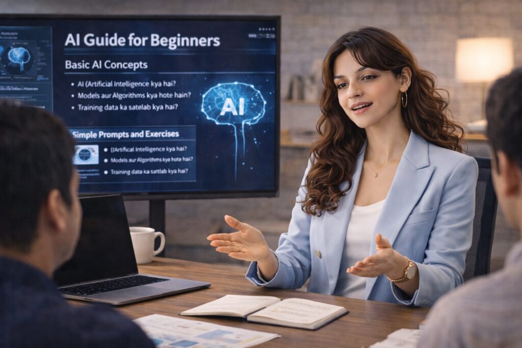 AI Sikho Hindi Mein –Day 13: Jab log pehli baar aapse AI sikhna shuru karte hain - kalpanaai.de