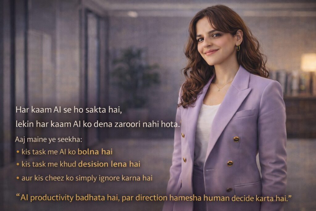 AI Sikho Hindi Mein - Day 15: AI ko kaam dena hai, overload nahi—Sahi tareeka kya hai? - kalpanaai.de