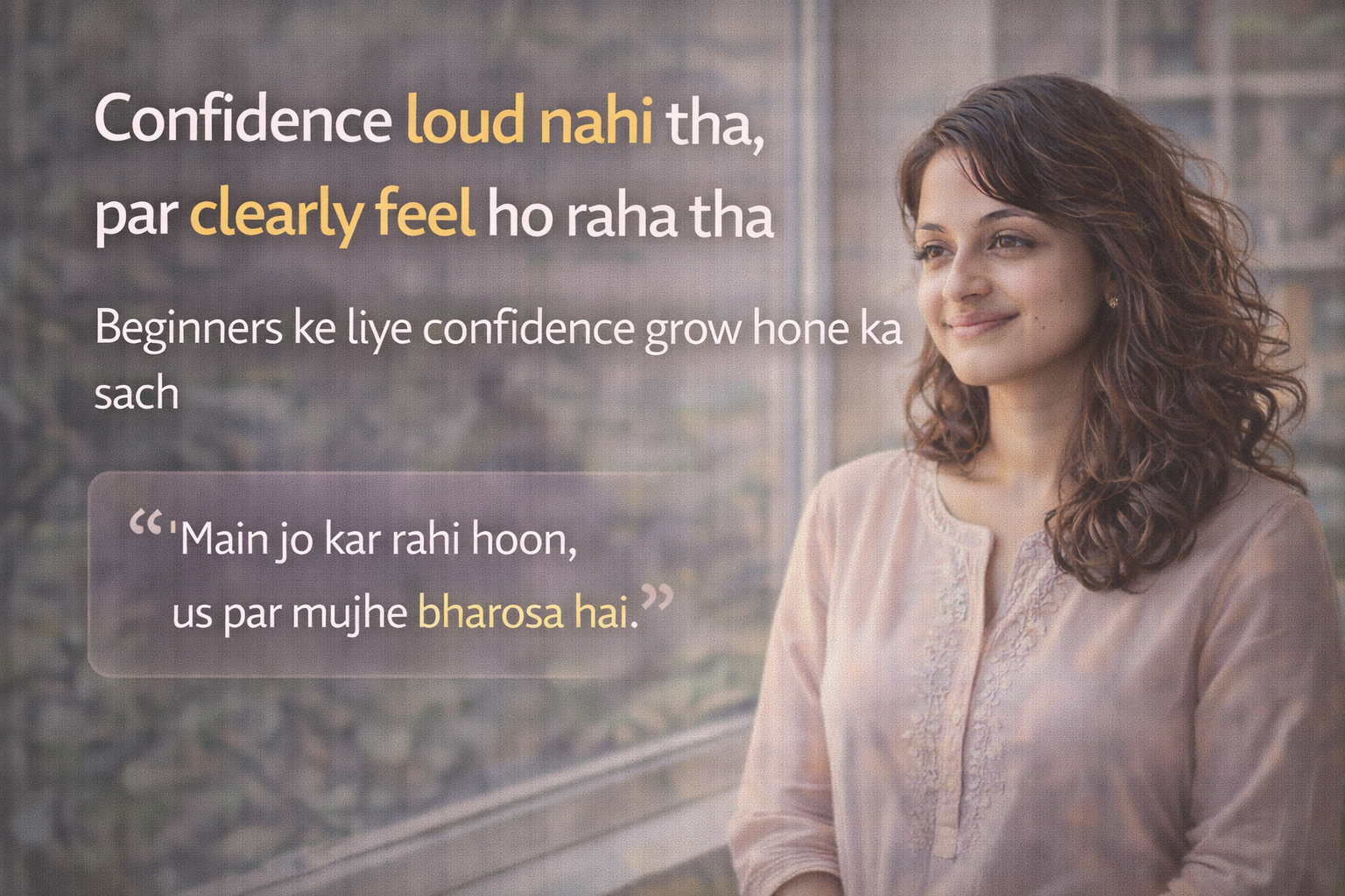 AI Sikho Hindi Mein – Day 7: Confidence for Beginners – Jab mujhe feel hua ki haan, ab main confident ho rahi hoon.