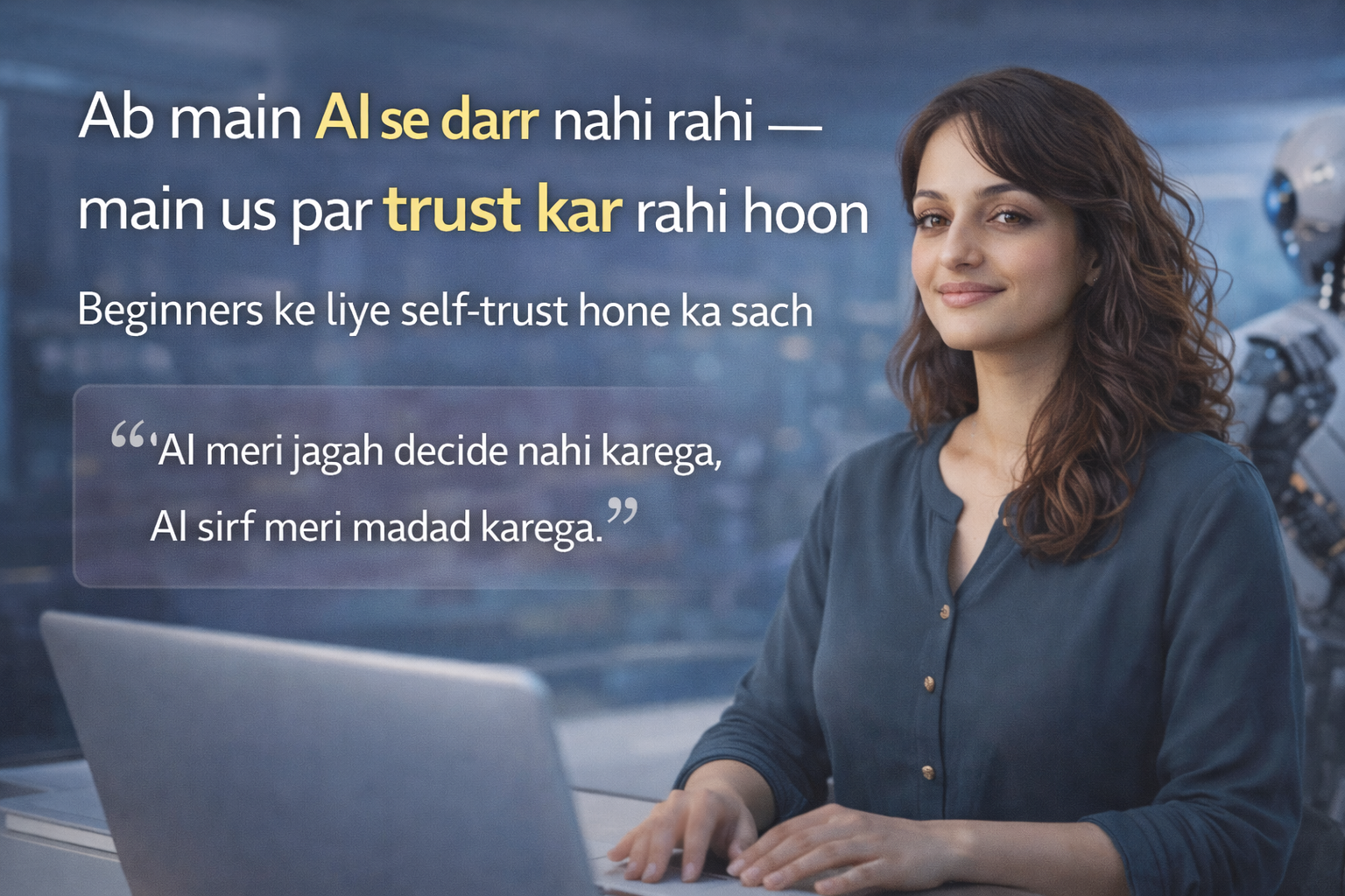 AI Sikho Hindi Mein – Day 8: Self-Trust for Beginners ( Jab khud par bharosa aaya)