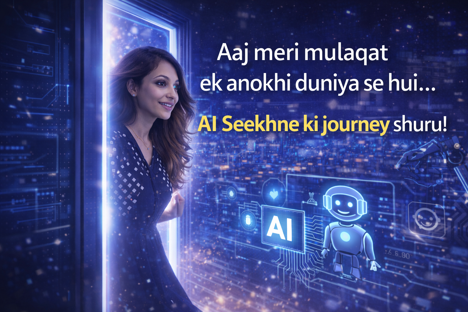 AI Sikho Hindi Mein – Day 1: Aaj meri mulaqat ek anokhi duniya se hui