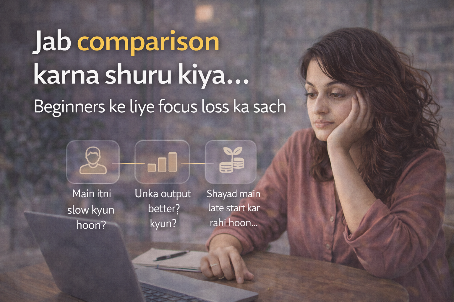 AI Sikho Hindi Mein – 
Day 5: Comparison Trap for Beginners – Jab focus wapas aaya